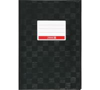 Baier & Schneider - Sobrecubierta para libros y cuadernos tamaño A5, 15,5 x 22,0 cm, color negro