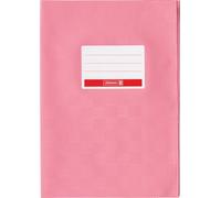 Baier & Schneider - Sobrecubierta para libros y cuadernos tamaño A5, 15,5 x 22,0 cm, color rosa