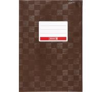 Baier & Schneider - Sobrecubierta para libros y cuadernos, tamaño A5, 15,5 x 22 cm, color marrón