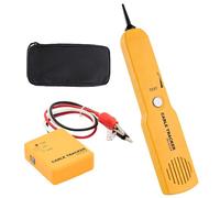 BAIFULAI Buscador de cables y generador de sonido, rastreador de cables RJ11, comprobador de red multifuncional, comprobador de cables con generador de sonido y kit de muestra para buscar y rastrear