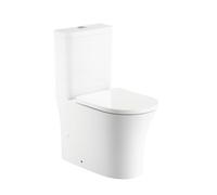 BAIKAL Inodoro PMR. Inodoro Adaptado. WC Movilidad Reducida. Asiento a Mayor Altura que Facilita Sentarse y Levantarse. Cómodo y Seguro para Personas Mayores