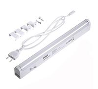 Bakaji Lámpara para debajo del armario de la cocina, longitud 30cm, barra LED 4W, blanco natural, 4000K, foco delgado bajo el armario, ahorro energético para muebles extensibles