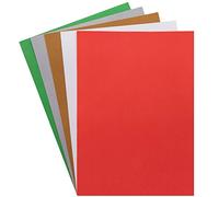 Baker Ross AX303 Tarjeta Y Papel De Navidad - Paquete De 100, Materiales Creativos Para Niños, Manualidades Y Decoraciones
