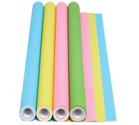 Baker Ross FE439 Rollos de papel de poster de colores pastel - Paquete de 4, Papel de poster para aulas