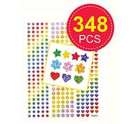 Baker Ross- Minipegatinas Holográficas (Pack de 348) -ideales para Manualidades Infantiles