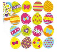 Baker Ross Pegatinas de espuma con diseño de huevo de Pascua para que los niños las usen en manualidades, decoraciones y tarjetas (pack de 125)