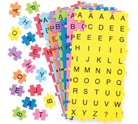 Baker Ross Puzle Letras de Espuma Autoadhesivas AT995 (paquete de 400), para proyectos de arte y manualidades para niños, surtidos