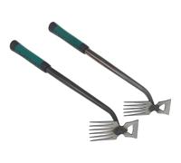 Balacoo 2 Piezas de Herramientas para Deshierbar Jardín en Acero para Cincel, Resistentes y Eficientes para Eliminar Malas Hierbas en Agricultura y Jardinería Doméstica