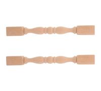 Balacoo 2 Piezas Husillo de Madera Maciza, Poste Decorativo de Gabinete,