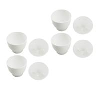 Balacoo 4 Piezas de Escalfador de Huevos para Microondas, Accesorio de Cocina de Pp Seguro y Rápido para Preparar Desayunos Nutritivos en Casa