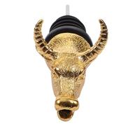 Balacoo Aireador de Vino Vertedor de Aleación de Zinc en Forma de Cabeza de Toro, Diseño Creativo y Chic, Mejora el Sabor del Vino para Botella en Casa o Bar