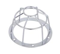 Balacoo Cubierta Protectora para Detector de Incendios de Metal Cubierta del Detector de Techo Aluminio Plata 75mm de Diámetro Interior para Sensor de Humo de Techo Fácil Mantenimiento