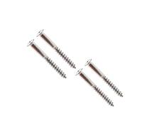 Balacoo Tornillos para Placa de Mástil de Guitarra de Metal Plata 44.6x5mm 4 Piezas para Montaje y Reemplazo en Guitarra Eléctrica