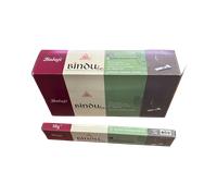 Balaji incienso Bindu en varillas caja de 12 cajitas de 15 gramos total 180 hecho en india a mano premium natural fabricado en india a mano sin uso de mano infantil aroma increíble que te