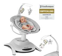 Lionelo Mecedora eléctrica Bella 360º para bebés hasta 9 kg, 5 velocidades, ajuste respaldo