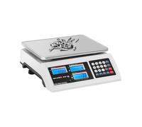 Steinberg Systems Balanza Cuentapiezas Báscula Digital SBS-ZW-3005 (Rango de pesaje: 2 g - 30 kg, Precisión: 0,5 g, Plato de 22,8 x 28 cm, Batería 80 h)