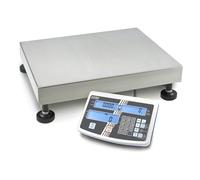 Balanza de plataforma Kern [IFS 60 K0.5D] con pantalla LCD de gran contraste, construcción robusta para uso industrial, capacidad de pesaje hasta 30 kg, precisión de lectura 0.5 g, acero inoxidable