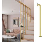 Balaustres modernos de hierro para columna de husillo interior de 14 pulgadas, 20,574 cm de altura, divisor de espacio de poste de barandilla, 1 paquete