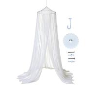 Baldaquín de cama Elegante decoración de dormitorio en forma de cúpula | Cortinas de cama con dosel Queen de tamaño suave para tallas pequeñas, grandes y gemelas, niñas, mujeres, hogar, techo,