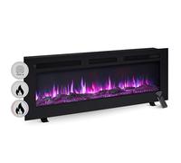 BALDERIA Chimenea eléctrica 3 en 1 Leif 50, Negro