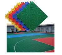Baldosas para Suelos de Campos Deportivos Exteriores, aptas para Pistas de Baloncesto y Otros Campos Deportivos, Alfombrilla Modular entrelazada Resistente a la Intemperie (Verde).