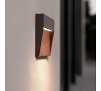 LEDKIA Baliza de Pared Exterior LED 3W CCT Seleccionable Aluminio Superfici