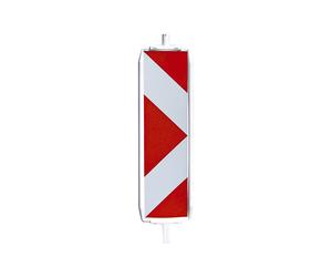 Baliza de seguridad, por ambos lados Schake, dimensiones del poste 40 x 40 mm