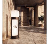 Baliza Exterior LED 10W Superficie Pie 50cm Aluminio para Numeración de