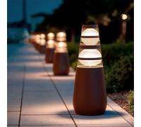 Baliza Exterior LED 8W Superficie Pie 38cm Double-Dareh