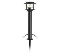Baliza LED 45 cm (Negro, Altura: 45,5 cm, Blanco cálido)