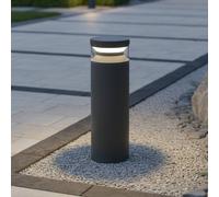 Baliza LED Ideal Lux Boeing, negro, altura 40 cm