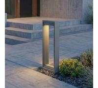 Baliza LED Lucande Ashkan, altura 40 cm, antracita, IP65