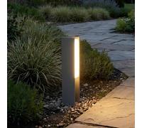 Baliza LED Lucande Teerk, altura 30 cm, antracita, IP65