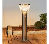 Baliza LED solar Lindby Antje, detector de movimiento, IP44
