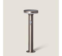 Baliza Solar Exterior LED 6W Superficie Pie 45cm con Detector de Movimiento