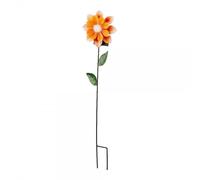 Baliza solar forma de flor colores surtidos 11 x 6 x 49,5 cm EL PRECIO INCLUYE 3 UNIDADES