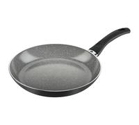 Ballarini Bologna - Sartén (28 cm, aluminio, antiadherente, cerámica, resistente a los arañazos, apta para inducción), color negro y gris