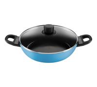 Ballarini caprera deep frying pan 2h with lid 28 cm blue