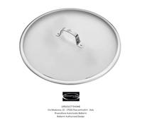 Ballarini 75002-902-0 tapa alrededor acero inoxidable, transparente