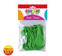 Balloons Pastel Fashion Globos Verdes Pack 10