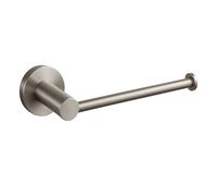 Balneo Portarrollos Papel Higiénico de Acero Inoxidable - Montaje en Pared - 19,4x7,7 cm INOX - Soporte para Rollo de Papel WC - Dispensador para Baño y Aseo