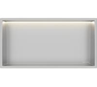 Balneo Wall Box LED Inox estante empotrado 60 cm B0101010109-2