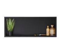Balneo Wall-Box One Black estante empotrado 90 cm negro OB-BL6