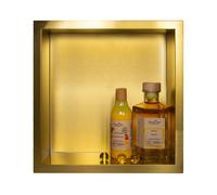 Balneo Wall-Box One Gold estante empotrado 30 cm oro OB-BR2