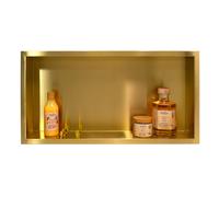 Balneo Wall-Box One Gold estante empotrado 60 cm oro OB-BR3
