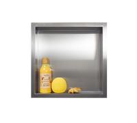 Balneo Wall-Box One Inox estante empotrado 30 cm acero OB-IN2