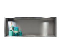 Balneo Wall-Box One Inox estante empotrado 90 cm acero OB-IN5