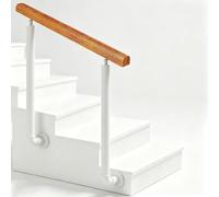 Baluster De Barandilla De Escalera Blanca Moderna, Poste De Escalera | Columna De Soporte Metálica Ajustable De Montaje Lateral De Paquete Único, Opción De Varios Tamaños(80cm(31.5in))