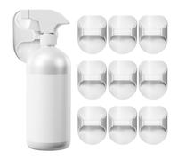 Baluue 10piezas Soporte Adhesivo Para Botellas De Spray Taladro Organizador De Para Cocina Taller y Garaje Diseño Resistente Marcas