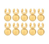 Baluue 15piezas Botones de Camisa Cubrebotones de Camisa para Mujer y Hombre Adornos Decorativos para Blusas Jeans Cierre de Seguridad